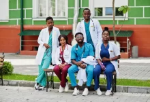 nigerian school of nursing students sitting